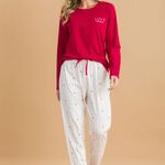 Pijama Feminino Manga longa e Calça Love Heals