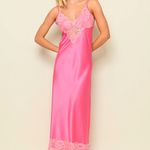 Camisola Longa em Cetim e Renda Fabiana - Miss Victtoria