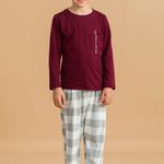 Pijama Masculino Infantil Manga longa e Calça Yourself