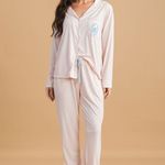 Pijama Feminino Longo com Botões Peace
