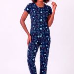 Pijama Feminino Manga curta e Calça Flávia