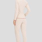 Pijama Feminino Canelado Longo com Botões Meu Mimo
