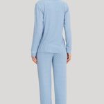 Pijama Feminino Longo com Botões Amanhecer