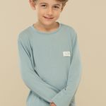 Pijama Masculino Infantojuvenil Manga longa e Calça Goog Morning