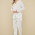 Pijama Feminino Longo com Botões Good Morning