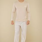 Pijama Masculino Manga longa e Calça Doce Aconchego