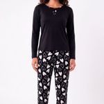 Pijama Feminino Manga longa e Calça Priscila
