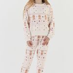 Pijama Feminino Infantil Moletinho Longo Viver