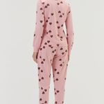 Pijama Feminino Manga longa e Calça Entre Corações