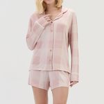 Short Doll Manga longa com Botões Rosé Classic
