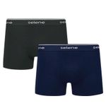 Kit 2 Cuecas Boxer de Algodão