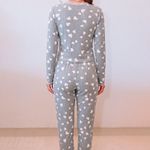 Pijama Feminino Canelado Manga longa e Calça Soft Heart - Italla Monti