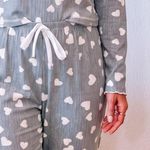 Pijama Feminino Canelado Manga longa e Calça Soft Heart - Italla Monti