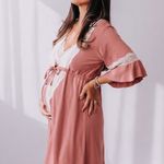 Conjunto Curto Amamentação Bicolor Aurora 