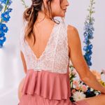 Short Doll Cropped Babados com Renda Floriu It - Italla Monti