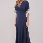 Kaftan Longo em Viscose com Renda Chantilly Heloísa