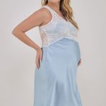 Camisola Curta com Botões em Cetim de Seda Morgana