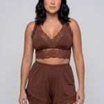 Short Doll Cropped com Renda Mari