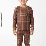 Pijama Infantil Unissex Manga Longa e Calça Elos - Aline Mareto