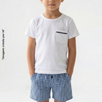 Pijama Masculino Infantil Manga curta Porto Seguro - Italla Monti