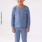 Pijama Infantil Unissex Manga longa e Calça Porto Seguro - Italla Monti