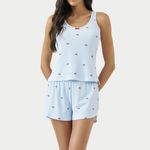 Short Doll Regata Canelado Cherry