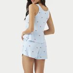 Short Doll Regata Canelado Cherry
