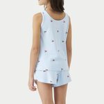Short Doll Infantil Regata Canelado Cherry