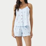 Short Doll Alça com Botões Cherry
