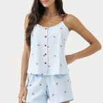 Short Doll Alça com Botões Cherry
