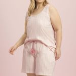 Short Doll Plus Size Regata Rendada