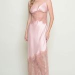 Camisola Longa em Cetim e Renda Mariane - Miss Victtoria