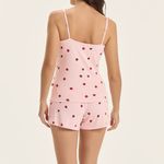 Short Doll Alça Canelado Ladybird