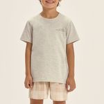 Pijama Masculino Infantil Manga curta Bons Momentos