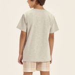 Pijama Masculino Infantil Manga curta Bons Momentos