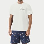 Pijama Masculino Manga curta Maratona Eco