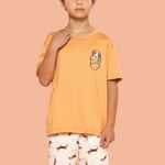 Pijama Masculino Infantil Manga curta Beagle