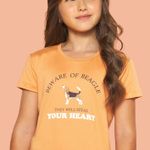 Short Doll Infantil Manga curta Beagle