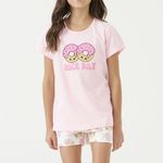 Short Doll Infantil Manga curta Good Day