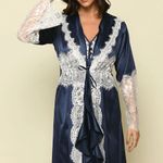 Robe Longo em Cetim com Renda Milena - Miss Victtoria