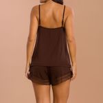 Short Doll Alça Veludo de Cacau