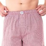 Cueca Samba Canção Classic Xadrez Vermelho