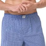 Cueca Samba Canção Classic Xadrez Marinho