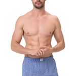 Cueca Samba Canção Classic Xadrez Marinho
