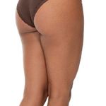 Calcinha Tanga Rib e Renda sem Costura