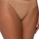 Calcinha Biquíni Anatômico Jacquard com Renda sem Costura 
