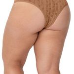 Calcinha Biquini Plus Size Cós Alto Anatômica