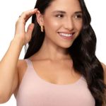 Sutiã Top Underfit Termofusionado Alças Reguláveis Bojo Removível 