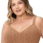 Sutiã Comfort Plus Size Bojo Macio sem Bolha Alças Largas e Reguláveis 