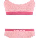 Conjunto Top de Alça e Calcinha Tanga Infantil sem Costura